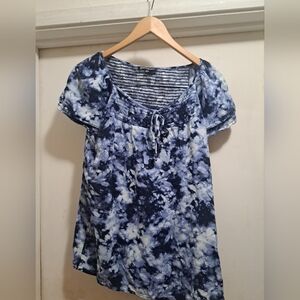 Ladies Sarah Michelle XL Blue Top